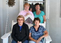 Sue Sturges, Jeannette Noding, Jennifer Sturges, and Jeane Sturges