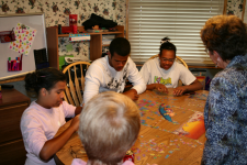 Kasandra Sturges, Nate Sturges, Santaisha Sturges, and Bonnie Noding