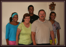 Kasandra, Jennifer, Nate, Jerry, and Santaisha Sturges