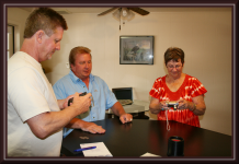 TJ Noding, Kim Noding, and Bonnie Noding